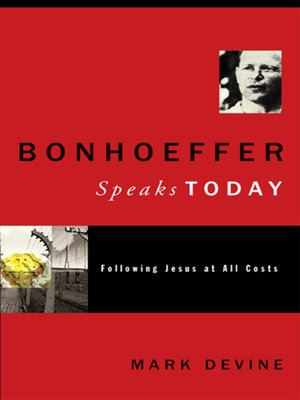 cover image of Bonhoeffer Speaks Today